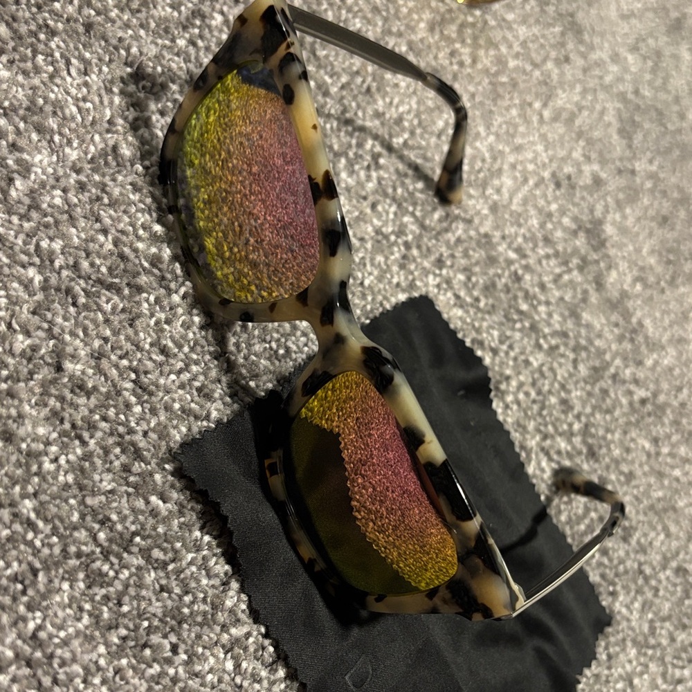 Diff Bella Sunglasses Pink Mirrored Tortoise Frame - image 7